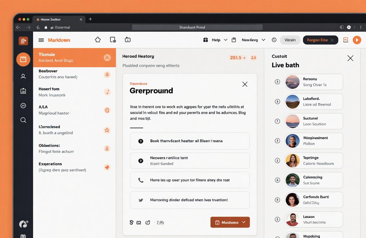 Salt Social Media Editor Interface